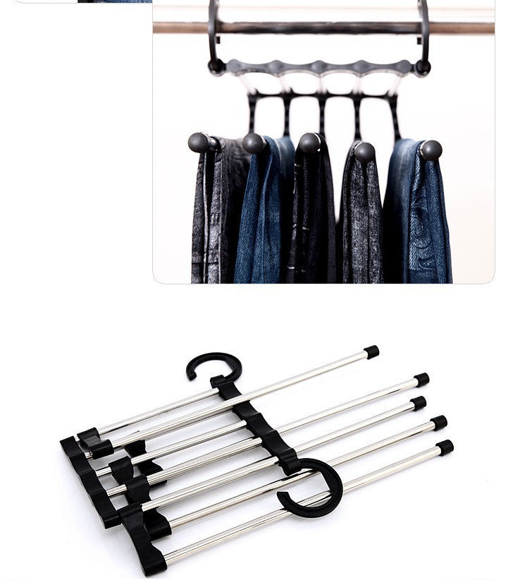5 In 1 Wardrobe Hanger Multi-functional Kledinghanger/kapstok