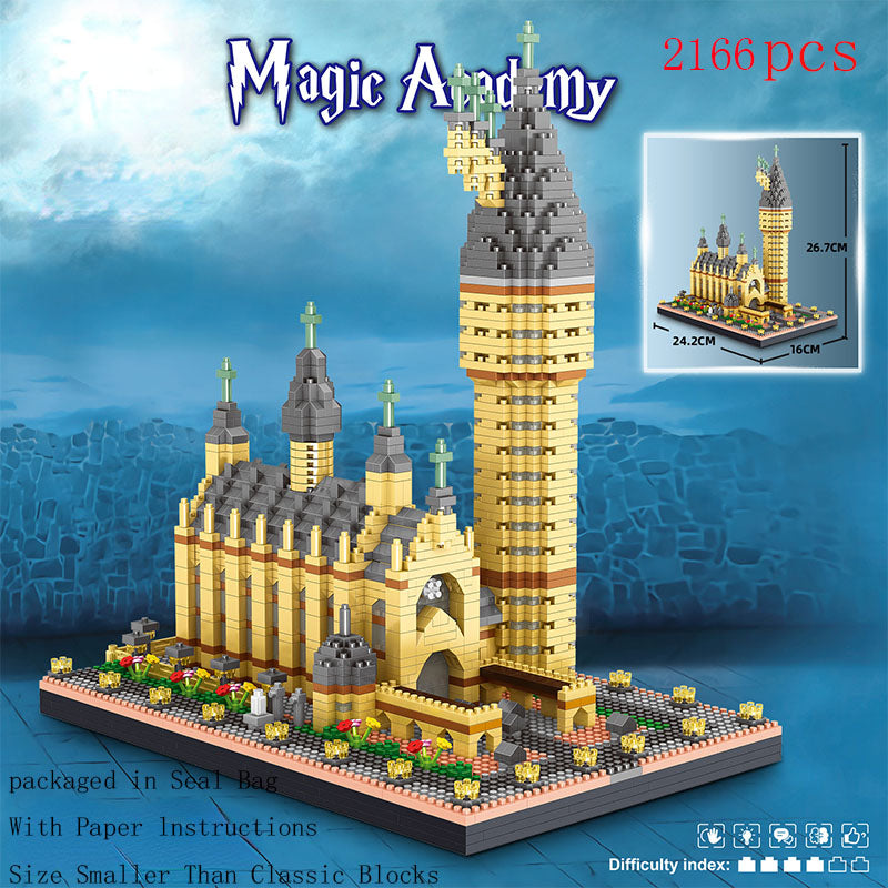 Ancient Building Castle Tower Building Difficult Building Blocks